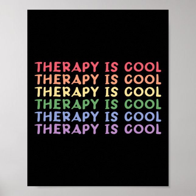 Is Cool Self Care Mental Health Awareness  Poster (Front)