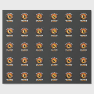 Is First Halloween Costume Black Cat Broom_1 Wrapping Paper