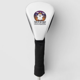 Is First Halloween Ghost Pumpkin Hat Bats_1 Golf Head Cover