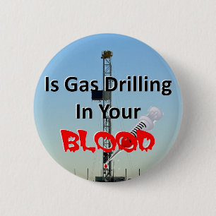 Is Gas in Your Blood 6 Cm Round Badge
