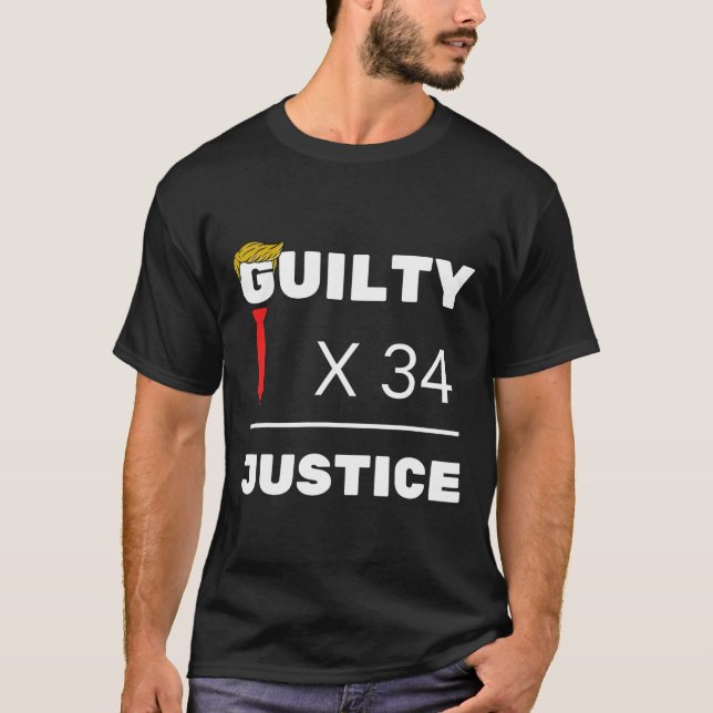 Is Guilty Trump 2024 Election American  T-Shirt (Front)
