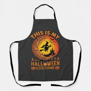 Is Halloween Costume Witch Castle Cauldron Apron