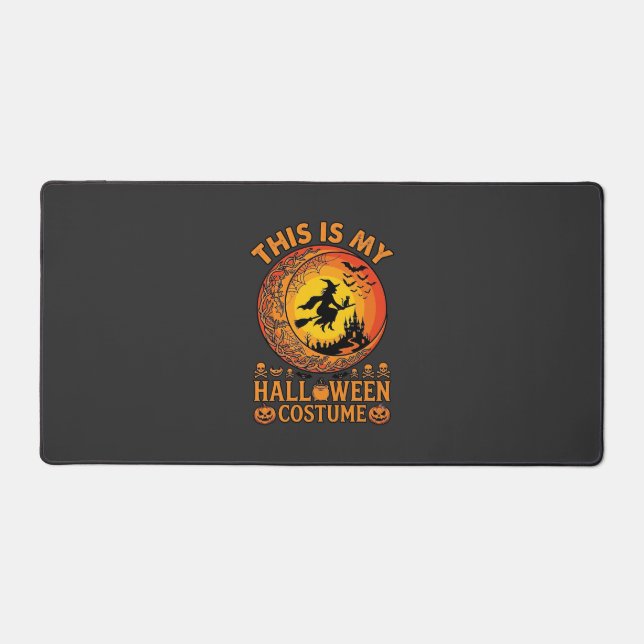 Is Halloween Costume Witch Castle Cauldron Desk Mat (Front)