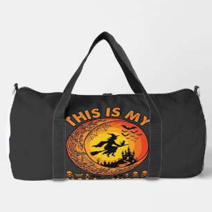 Is Halloween Costume Witch Castle Cauldron Duffle Bag