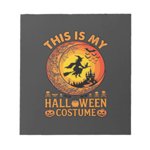 Is Halloween Costume Witch Castle Cauldron Notepad