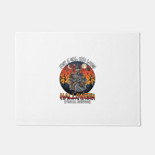 Is Halloween Witch Everybody Make Scene Postal Wor Doormat