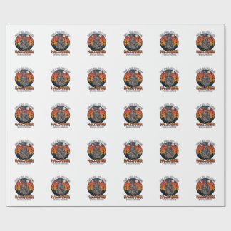 Is Halloween Witch Everybody Make Scene Postal Wor Wrapping Paper