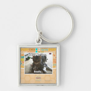 Is hug. He likes. Key Ring