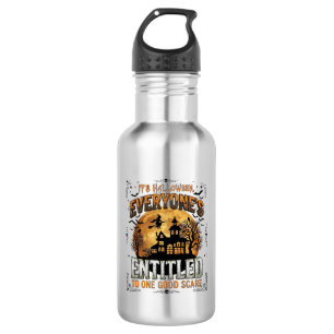Is Human Costume French Bulldog Pumpkin Halloween_ 532 Ml Water Bottle