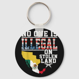 Is Illegal On Stolen Land Gifts Native Americans  Key Ring