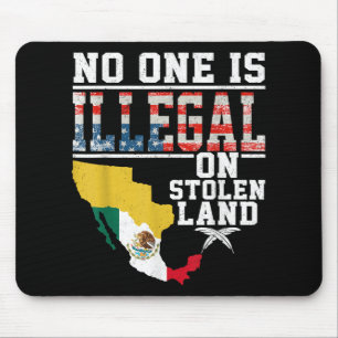 Is Illegal On Stolen Land Gifts Native Americans Mouse Mat