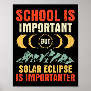 Is Important But Total Solar Eclipse Is Importante Poster