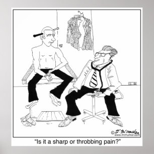 Is It a Sharp or Throbbing Pain? Poster