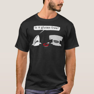 Is It Gluten Free Two Sharks Graphic T-Shirt