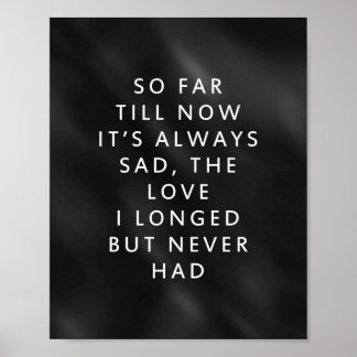 Is It Love - Short Poem Poster