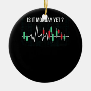 Is it Monday Yet Day Trading Stock Market Crypto Ceramic Tree Decoration