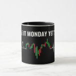 Is it Monday Yet? Funny Trading Stock Market Mug<br><div class="desc">Is it Monday Yet Funny Trading Stock Market Trader | Are you a day trader or stock market trader or even cryptocurrency trader or holder , you must have this funny design with Candlestick chart and cool saying . great gift for any day trader, stock market trader or any investors...</div>