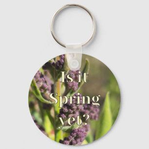 Is it Spring Yet? Lilac Buds Key Ring