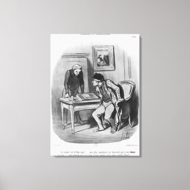 Is it the right amount?' canvas print (Front)