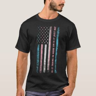 Is It Trans In Here Of Is It Just Me Lgbt Pride Mo T-Shirt
