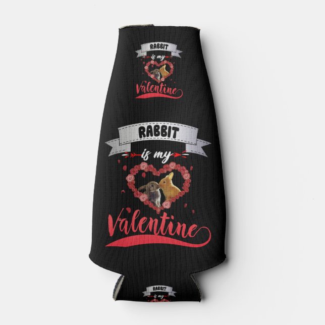 Is It Wine O' Clock Yet Funny Gift For Wine Lovers Bottle Cooler (Front)