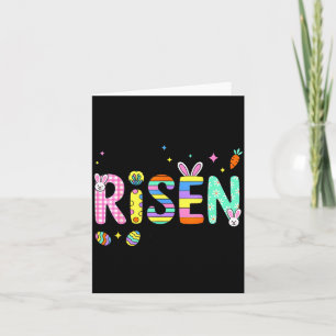 Is Kids He Risen Jesus Christian Happy Card