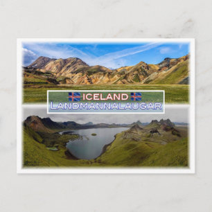 IS Landmannalaugar - Panorama Postcard