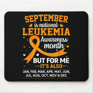 Is Leukaemia Awareness Month Mouse Mat