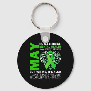 Is Mental Health Awareness Month In May We Wear Gr Key Ring