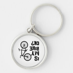 Is My Bike OK Funny Mountain Bike Key Ring