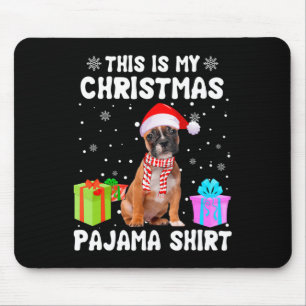 Is My Christmas French Bulldog Dog Pajama Puppy Lo Mouse Mat