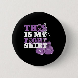 Is My Fight Alzheimerheimer Fighter Support Strong 6 Cm Round Badge
