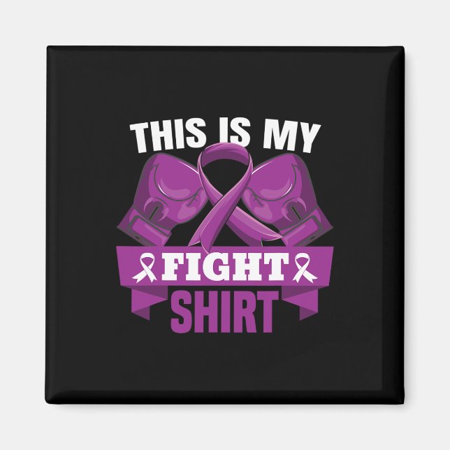 Is My Fight Fibromyalgia Fighter Support Strong  Magnet (Front)