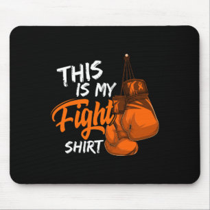 Is My Fight Leukaemia Awareness Warrior Survivor  Mouse Mat