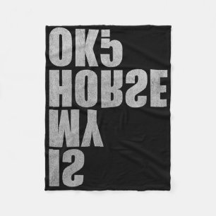 Is My Horse Ok Funny Horseck Riding For Horse Love Fleece Blanket