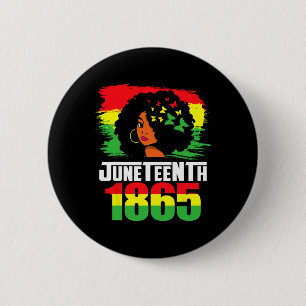 Is My Independence 1865 Day Black Women Pride 6 Cm Round Badge