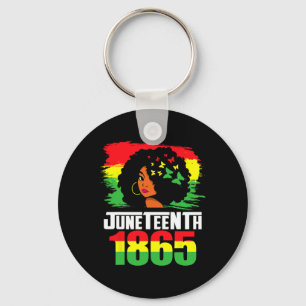 Is My Independence 1865 Day Black Women Pride Key Ring