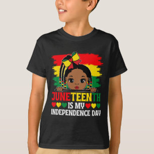 Is My Independence Day 1865 Girls Kids T-Shirt