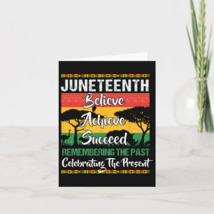 Is My Independence Day African 1865 Freedom Day Card