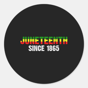 Is My Independence Day African American Women  Classic Round Sticker