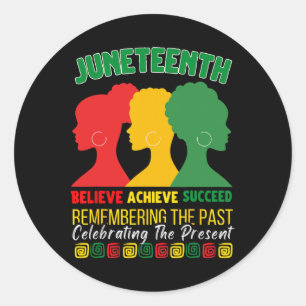 Is My Independence Day Believe Achieve Succeed Classic Round Sticker