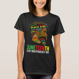 Is My Independence Day Black King Father's Day 1 T-Shirt
