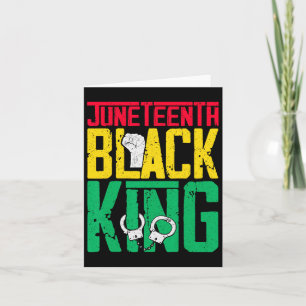 Is My Independence Day Black King Fathers Day  Card