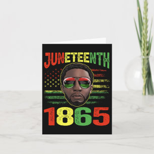 Is My Independence Day Black King Fathers Day Men  Card