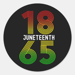 Is My Independence Day Black Pride Classic Round Sticker