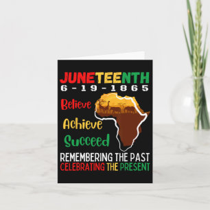 Is My Independence Day Black Pride Melanin 1865 Card
