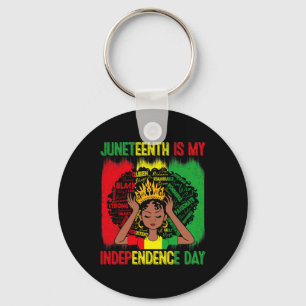 Is My Independence Day Black Women 4th Of July 3  Key Ring