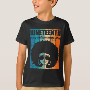 Is My Independence Day Black Women 4th Of July T-Shirt