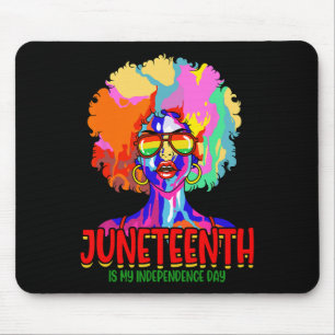 Is My Independence Day Black Women Black Pride 3  Mouse Mat