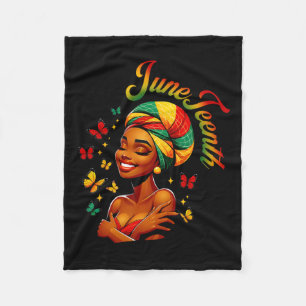Is My Independence Day Black Women Freedom 1865 3 Fleece Blanket
